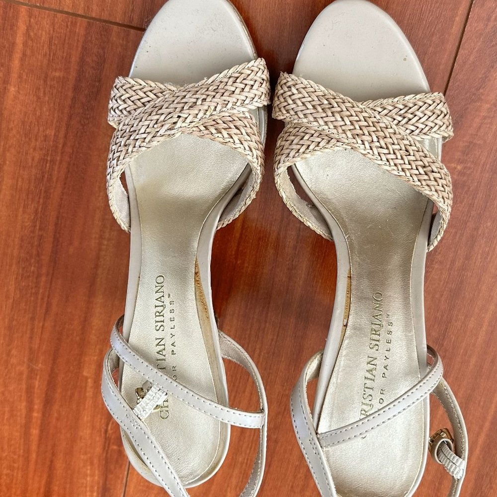 Christian Siriano for Payless Ankle Strap Heels Size 6.5 USA
